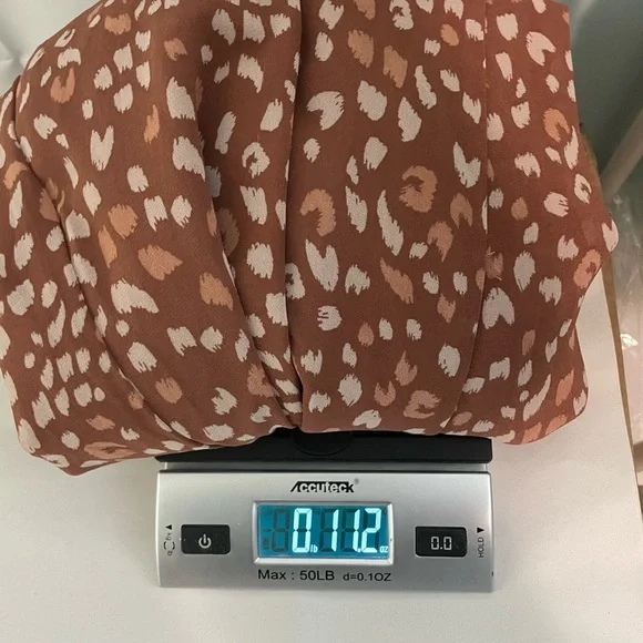 Isabel maternity long sleeved Brown Patterned Dress‎ size XS - Picture 7 of 7